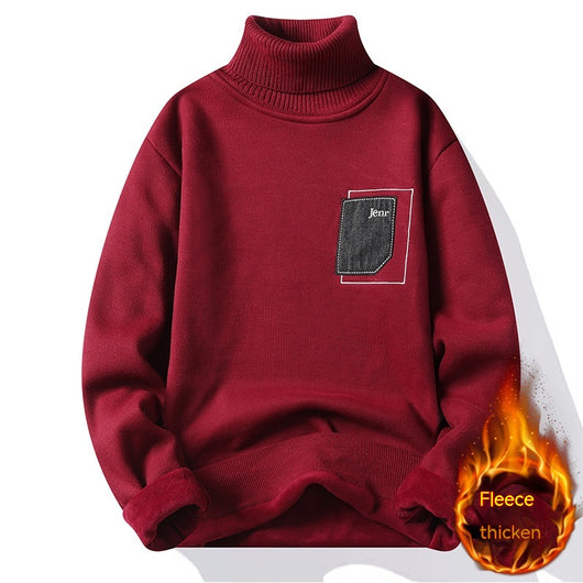 Suéter Holgado de Terciopelo Grueso para Hombre - Abrigo Cálido Invierno - Image 9