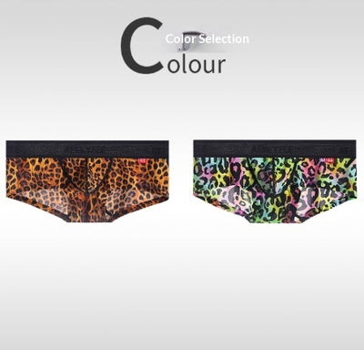 Bóxer Tipo Brief Estampado Leopardo Ultra Delgado para Hombre - Image 11