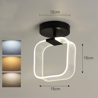 Lámpara de Techo Minimalista Luxury con Guía de Línea para Porche - Image 33