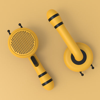 Cepillo Deslanador para Gatos en Forma de Abeja - Limpieza Automática y Masaje Suave - Image 8