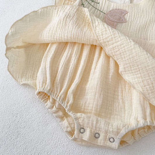 Vestido Princesa Niña Verano con Bordado Coreano - Enterizo Elegante - Image 12