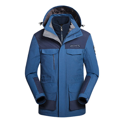 Chaqueta de Esquí para Hombre Impermeable Térmica Softshell Resistente al Viento - Image 7