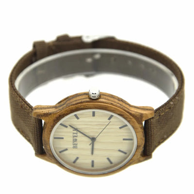 Reloj de Madera con Correa de Lona - Image 16