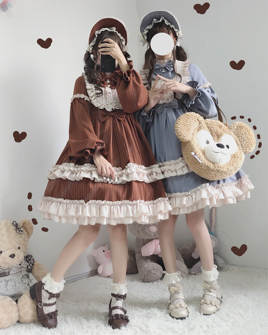 Vestido Lolita Soft Girl Coco Milkshake Diseño Original