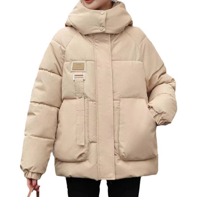 Abrigo Térmico Suelto con Capucha para Mujer - Diseño Chic y Aislante - Image 6