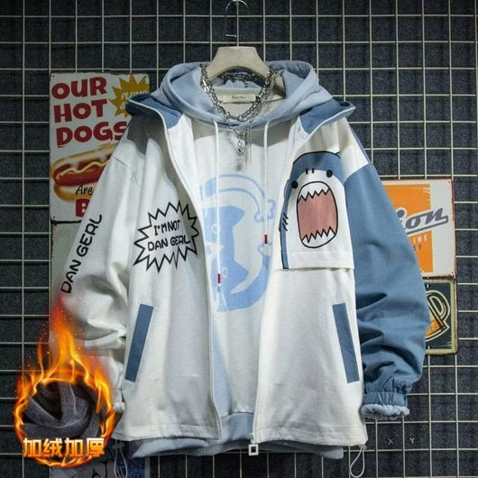 Chaqueta Hoodie Oversized Coreana para Primavera y Otoño - Image 11