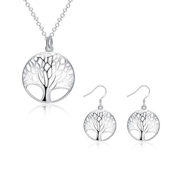 Dije Árbol de la Vida Calado en Plata 925