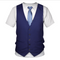 Camiseta Uniforme Chaleco con Impresión 3D Digital