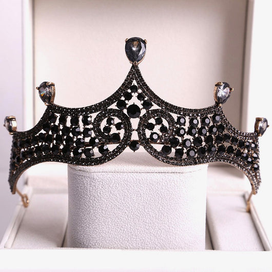 Accesorios de Fotografía Vintage Barroco con Circonita Negra - Image 8