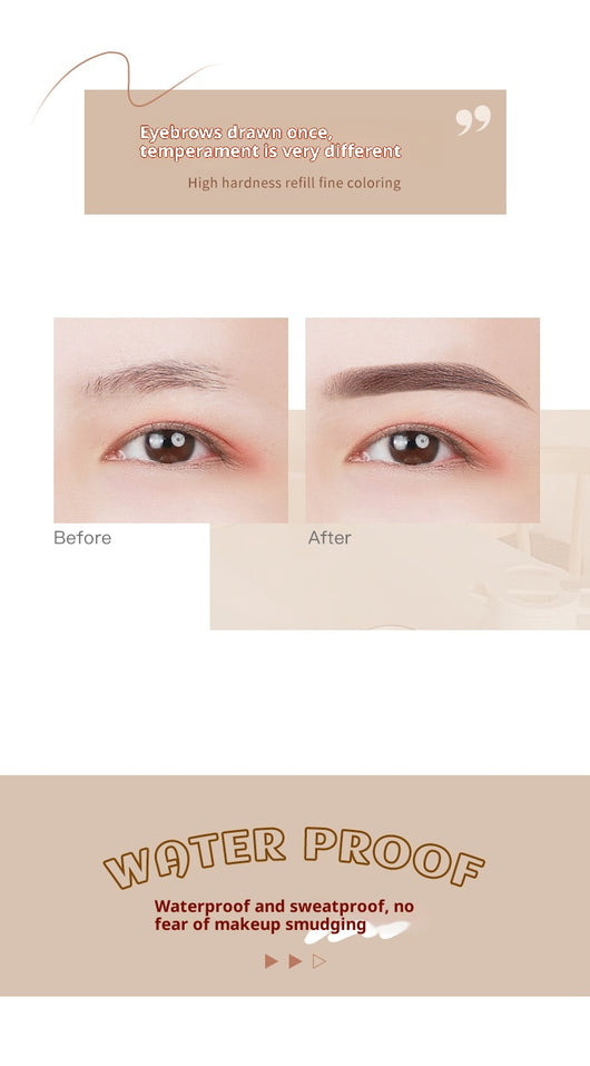Lápiz de Cejas Doble Punta Resistente al Agua - Precisión y Durabilidad - Image 16