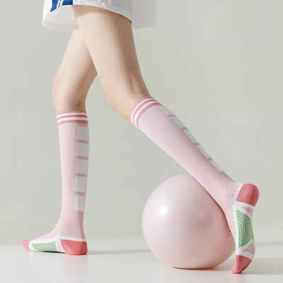Calcetines de Compresión Deportiva para Mujer - Elásticos y Largos