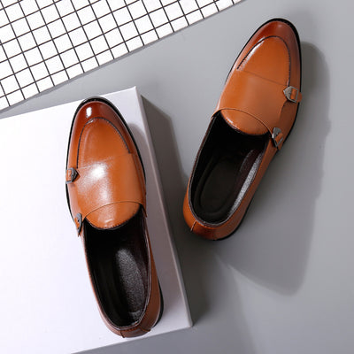 Zapatos de Cuero para Hombre Otoño con Doble Hebilla - Image 8
