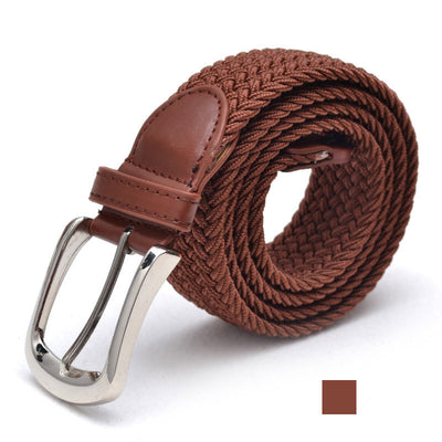 Cinturón Elástico Trenzado Unisex - Correa Extensible de Lona - Image 8