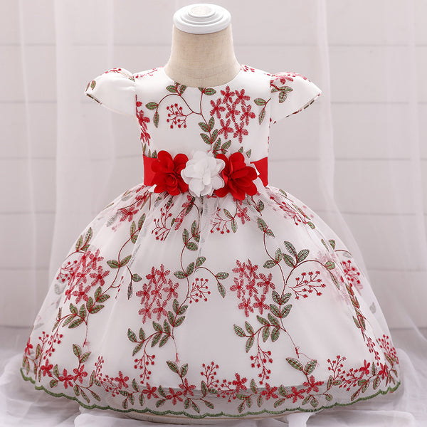 Vestido Elegante Infantil para Fiestas, Cumpleaños y Bodas