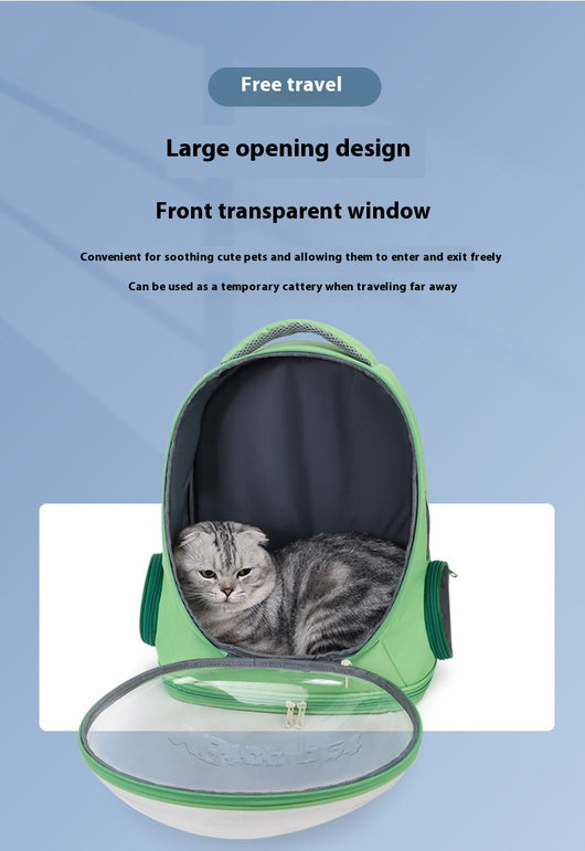 Mochila Transportín Espacial para Gatos - Gran Capacidad y Transpirable - Image 17