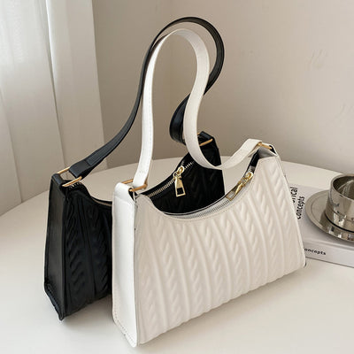 Bolsa Tote de Hombro en Colores Sólidos para Mujer - Image 7