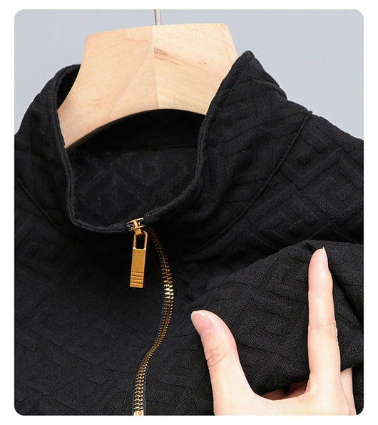 Camisa Casual con Cuello de Solapa y Cierre de Cremallera para Hombre - Image 26