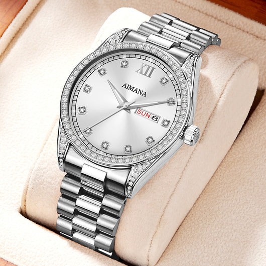 Reloj de Mujer Diamond Disc Cuarzo Serie Log - Image 6