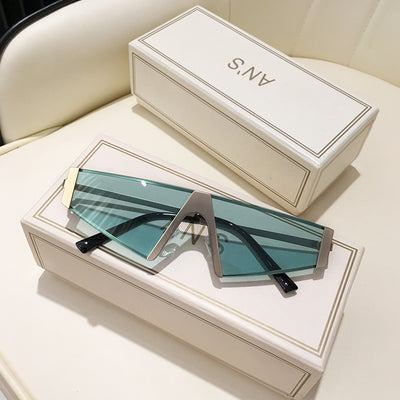 Gafas de Sol Triangulares Trendy para Hombre y Mujer - Estilo Hip Hop - Image 6