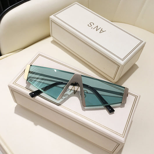Gafas de Sol Triangulares Trendy para Hombre y Mujer - Estilo Hip Hop - Image 6