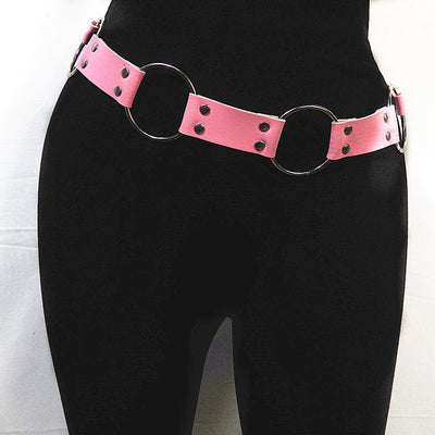 Cadena de Cintura Punk con Diseño Cóncavo Fuego - Image 11