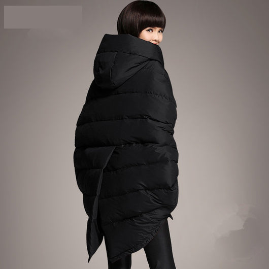 Capa Abrigo Hoodie Suelta con Bolsillos para Mujer - Image 11