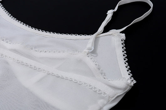 Camisola de Malla con Cinta y Falda Elegante - Image 6