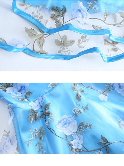 Vestido Floral Coreano Princesa para Niñas con Movimiento - Image 17