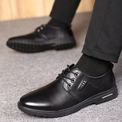 Zapatos Casuales de Cuero para Hombre con Suela Blanda y Plantilla Ergonómica - Image 10
