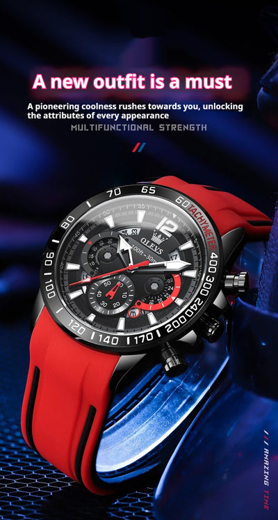 Reloj Inteligente de Banda Silicona con Luz Nocturna para Hombre - Image 9