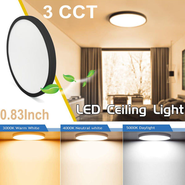 Lámpara de Techo LED Slim Regulable con Control de Perilla