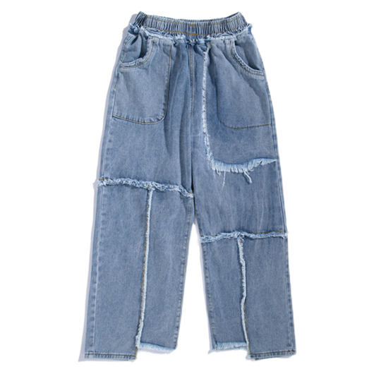 Jeans Desgastados con Bordes Crudos - Image 11