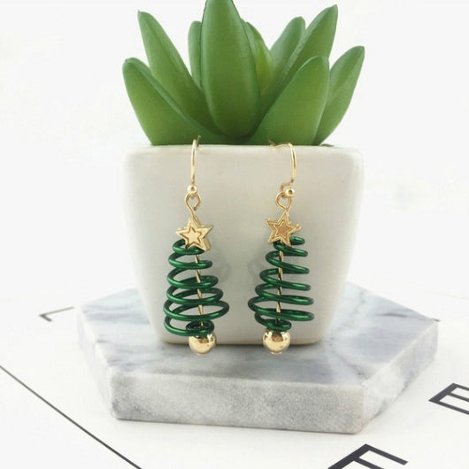 Kit DIY de Aretes Navideños: Árbol y Estrella - Image 16