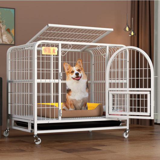 Caseta Independiente para Corgi con Cerca Interior - Image 9