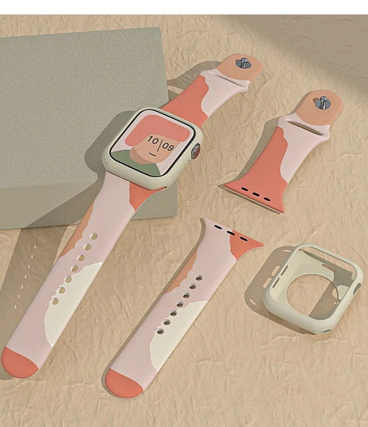 Correa Apple Watch con Estampado de Manzana - Compatible con iWatch - Image 4