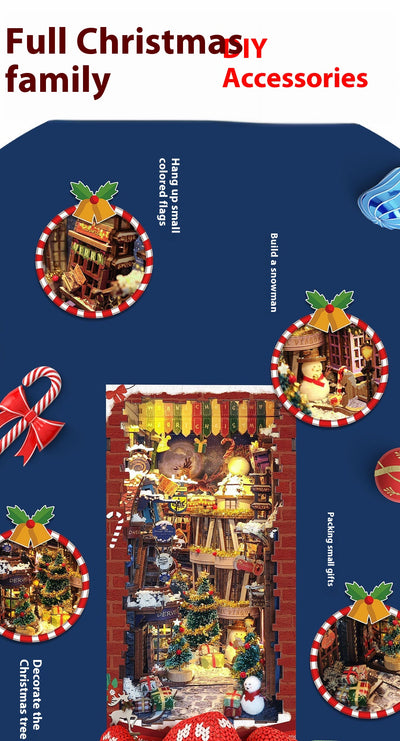 Estantería Decorativa de Madera Armable para Escritorio - Image 14