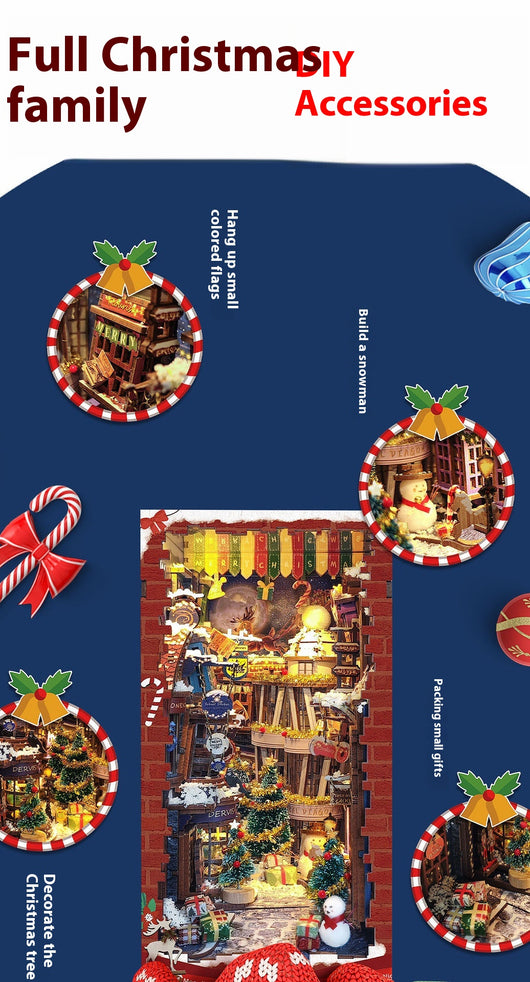 Estantería Decorativa de Madera Armable para Escritorio - Image 14