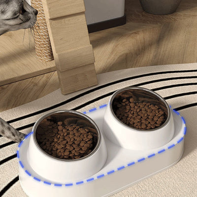 Comedero Doble Elevado para Mascotas con Protección Cervical y Base Antideslizante - Image 15