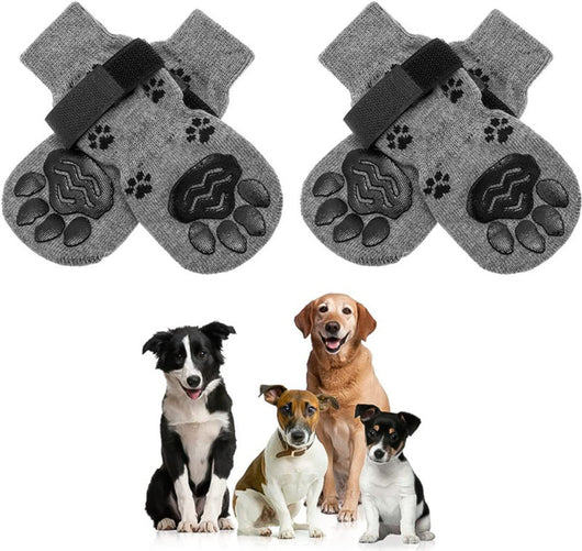 Calcetines Antideslizantes para Perros Medianos y Grandes - Botas Protectoras Silenciosas - Image 8
