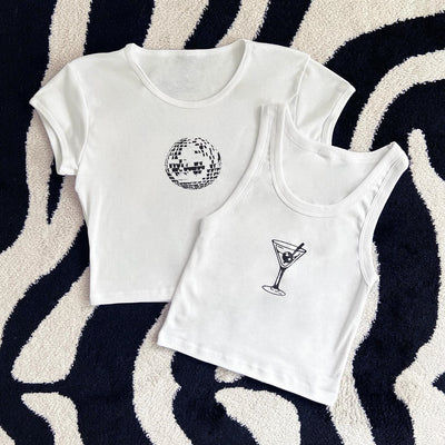 Camiseta Niña Estampado Cereza Sin Mangas Estilo Urbano - Image 49