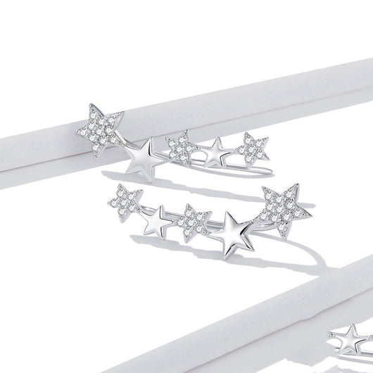 Aretes de Circonita Estrella Estilo Europeo y Americano - Image 5
