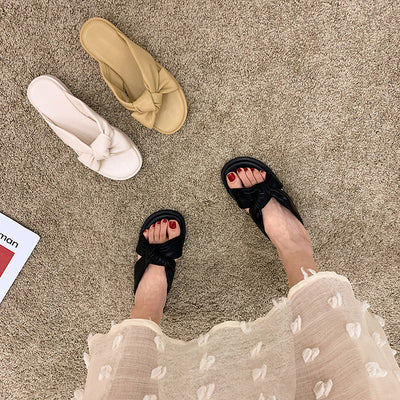 Pantuflas Negras de Verano con Suela Suave y Tacón Bajo - Image 13