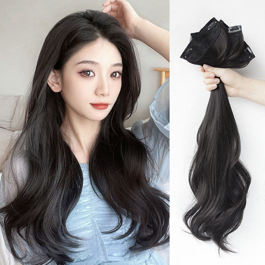 Extensiones de Cabello Ondulado Invisible - Peluca Postiza de Largo Volumen para Verano - Image 10