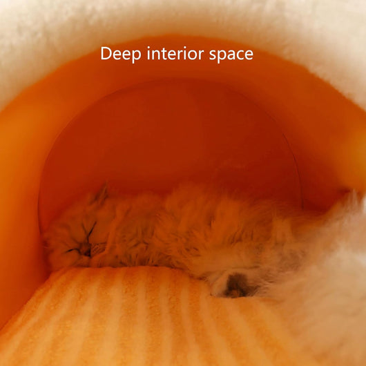 Cueva Cómoda para Gatos con Cojín Desmontable y Lavable - Image 12