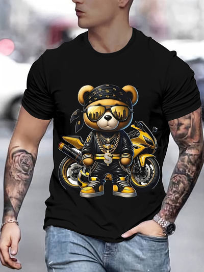 Playera Hombre Cuello Redondo Estampado Digital Manga Corta - Image 7