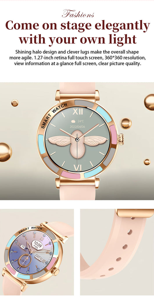 Reloj Inteligente H20 para Mujer con Llamadas Bluetooth HD - Image 24