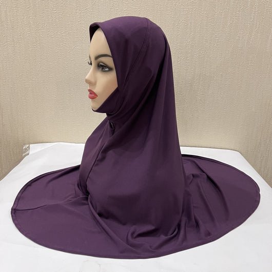 Turbante Ligero de Gasa Malaya - Pañuelo Multiuso en Colores Sólidos - Image 39