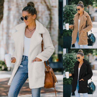 Abrigo de Mujer en Pelaje Sintético Suave - Estilo Casual Elegante - Image 12