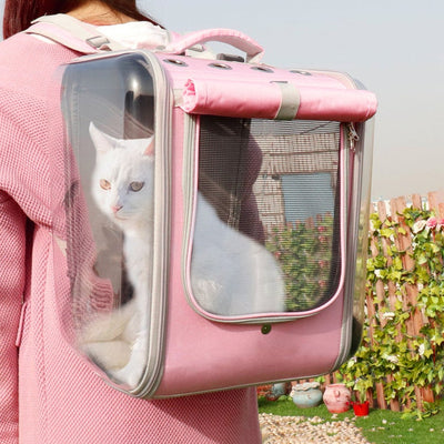 Mochila Transportadora Respirable para Gatos con Cabina Ventilada - Image 5