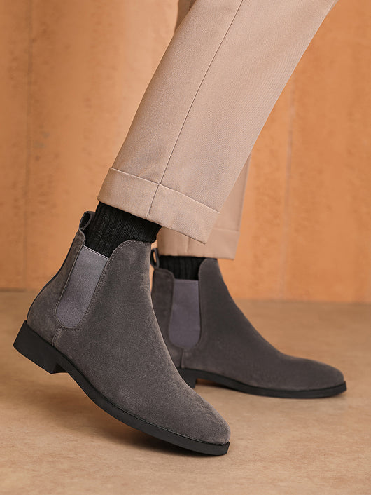 Zapatos Casuales Británicos con Elástico y Cordones para Hombre - Image 8